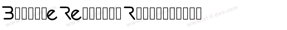 BalanceRegular-Roman字体转换