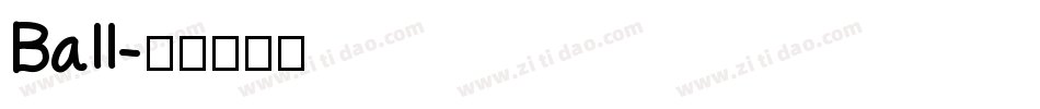 Ball字体转换