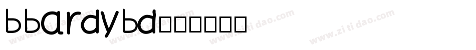 BBardyBd字体转换