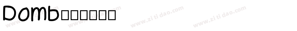 Domb字体转换