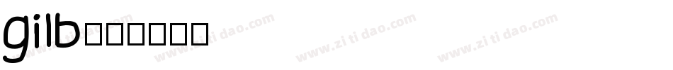 gilb字体转换