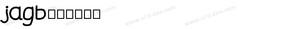 jagb字体转换