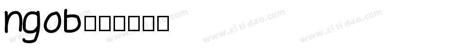 ngob字体转换