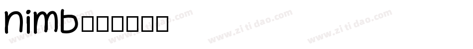 nimb字体转换