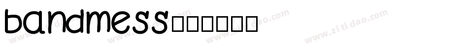 bandmess字体转换