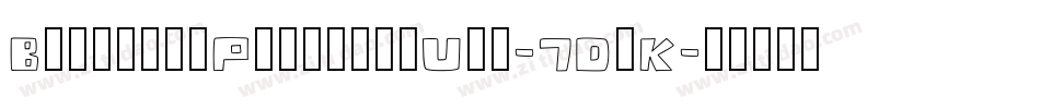 BarbecuePersonalUse-7DlK字体转换