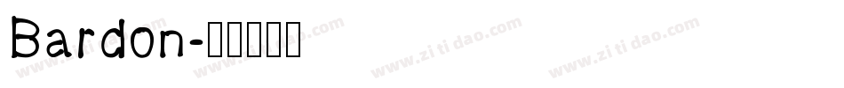 Bardon字体转换