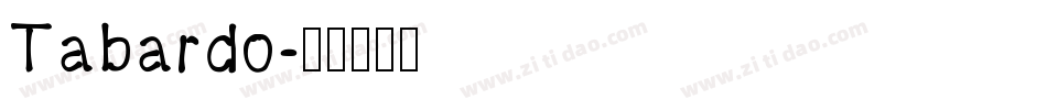 Tabardo字体转换