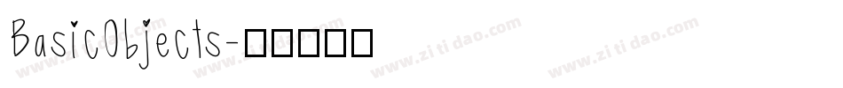 BasicObjects字体转换