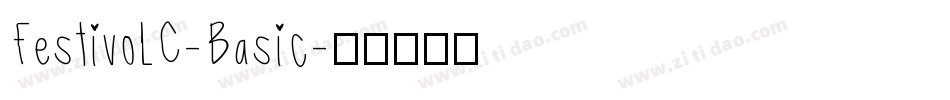 FestivoLC-Basic字体转换