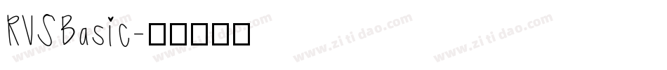 RVSBasic字体转换