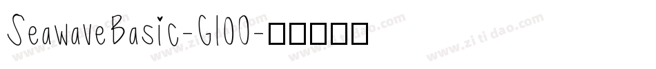 SeawaveBasic-Gl0O字体转换