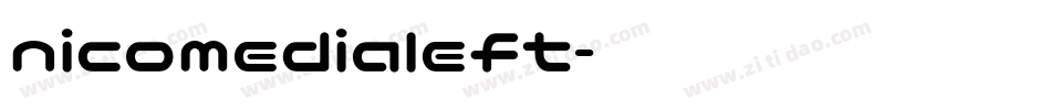 nicomedialeft字体转换