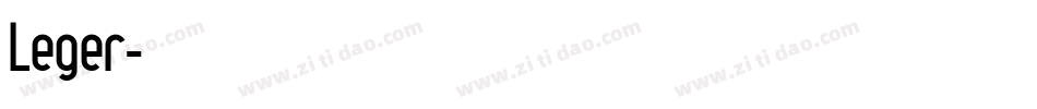 Leger字体转换