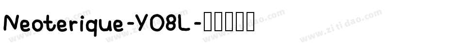 Neoterique-Y08L字体转换