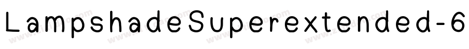 LampshadeSuperextended-65xq字体转换