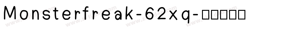 Monsterfreak-62xq字体转换