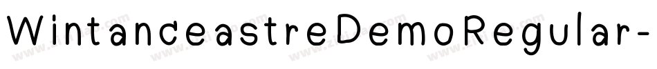 WintanceastreDemoRegular-lrXq字体转换