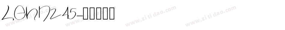 LEHN245字体转换