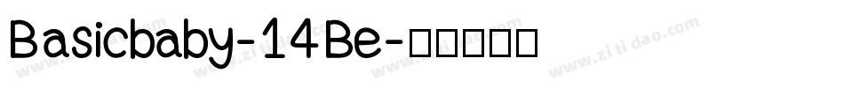 Basicbaby-14Be字体转换