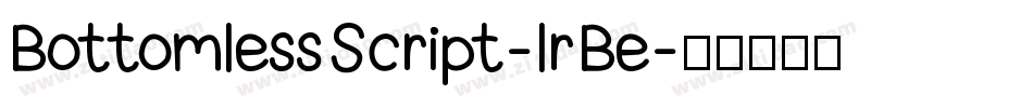 BottomlessScript-lrBe字体转换