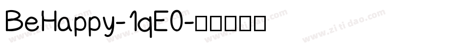 BeHappy-1qE0字体转换