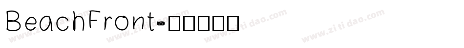 BeachFront字体转换