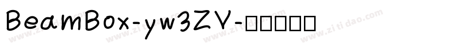 BeamBox-yw3ZV字体转换