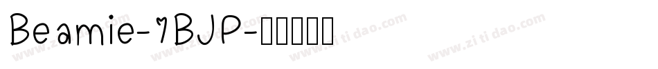 Beamie-7BJP字体转换