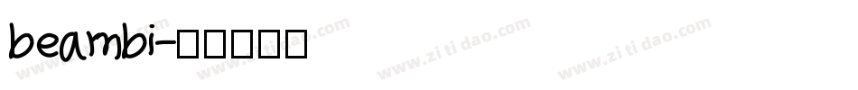 beambi字体转换