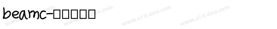 beamc字体转换