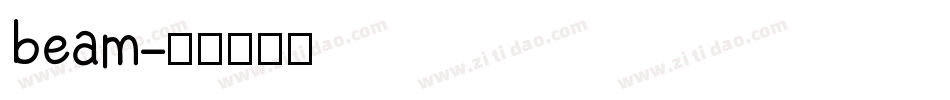 beam字体转换