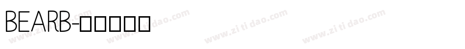 BEARB字体转换