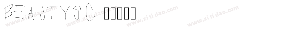 BEAUTYSC字体转换