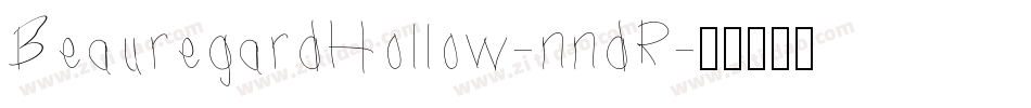 BeauregardHollow-nndR字体转换