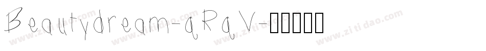 Beautydream-qRqV字体转换