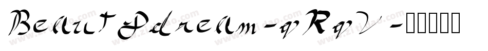 Beautydream-qRqV字体转换