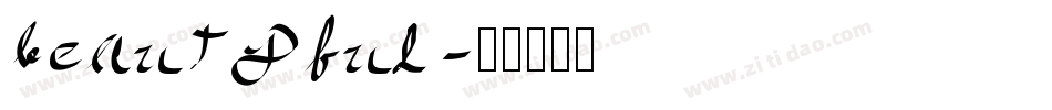beautyful字体转换 beautyful字体转换