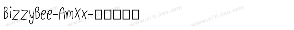 BizzyBee-AmXx字体转换