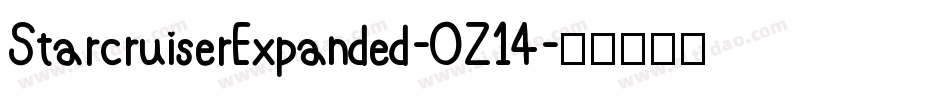 StarcruiserExpanded-0Z14字体转换