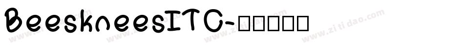 BeeskneesITC字体转换