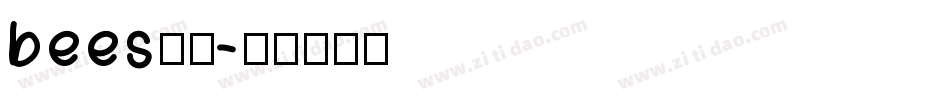 bees字体字体转换