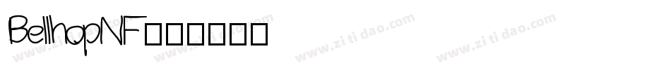 BellhopNF字体转换