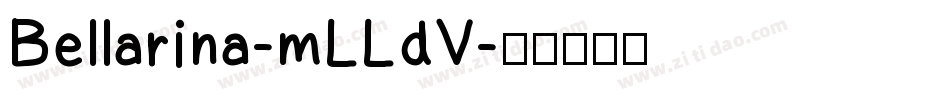 Bellarina-mLLdV字体转换