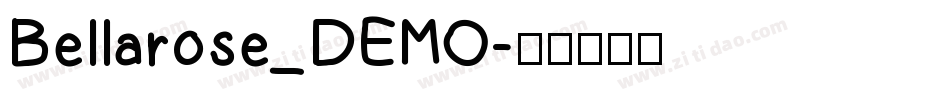 Bellarose_DEMO字体转换