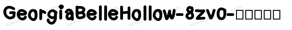 GeorgiaBelleHollow-8zv0字体转换