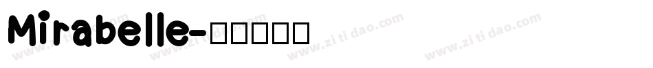 Mirabelle字体转换