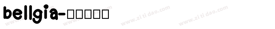 bellgia字体转换