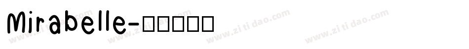 Mirabelle字体转换
