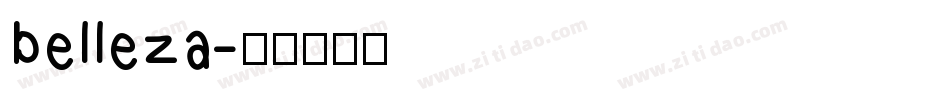 belleza字体转换